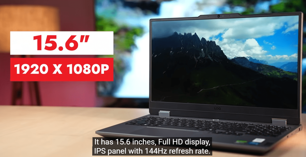 Lenovo LOQ RTX 4050 Display