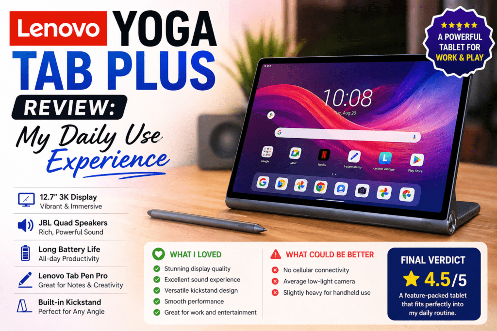 Lenovo Yoga Tab Plus Review: My Daily Use Experience