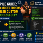 SFM Compile Guide: How I Fixed Model Errors and Compiled Custom Models Successfully