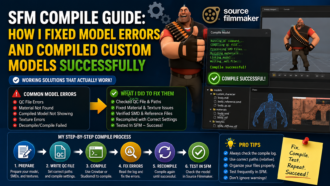 SFM Compile Guide: How I Fixed Model Errors and Compiled Custom Models Successfully