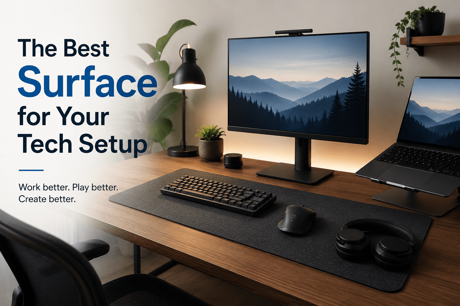 The Best Surface for Your Tech Setup Probably Isn’t the One That Matches Your Monitor