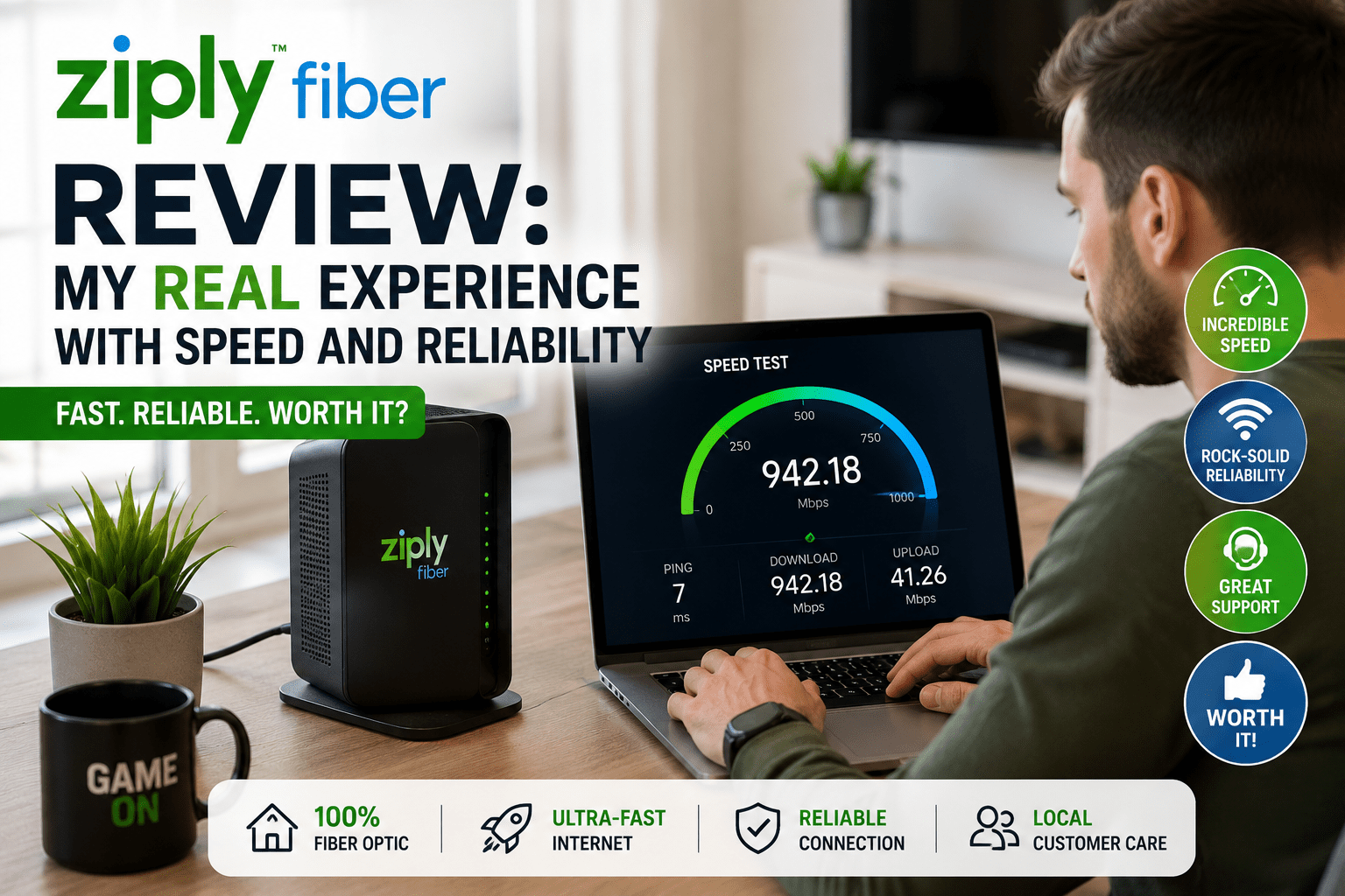 Ziply Fiber Review: My Real Experience With Speed and Reliability