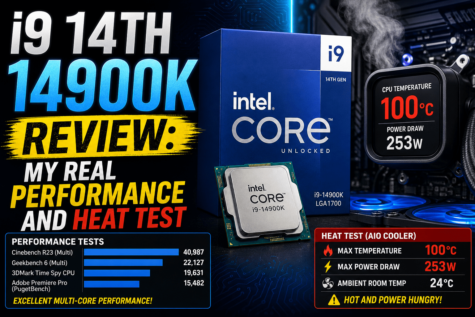 i9 14th 14900k Review: My Real Performance and Heat Test