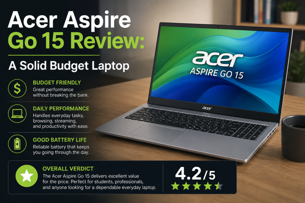 Acer Aspire Go 15 Review: A Solid Budget Laptop