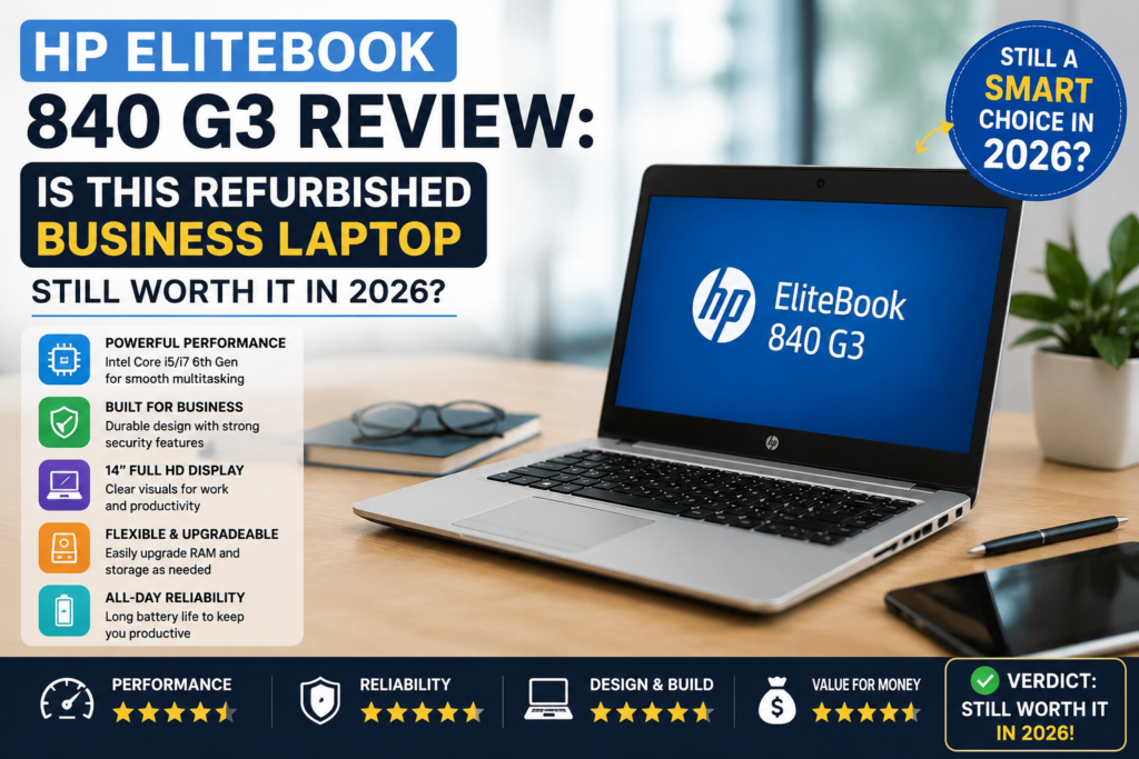 HP EliteBook 840 G3 Review: Is This Refurbished Business Laptop Still Worth It in 2026?