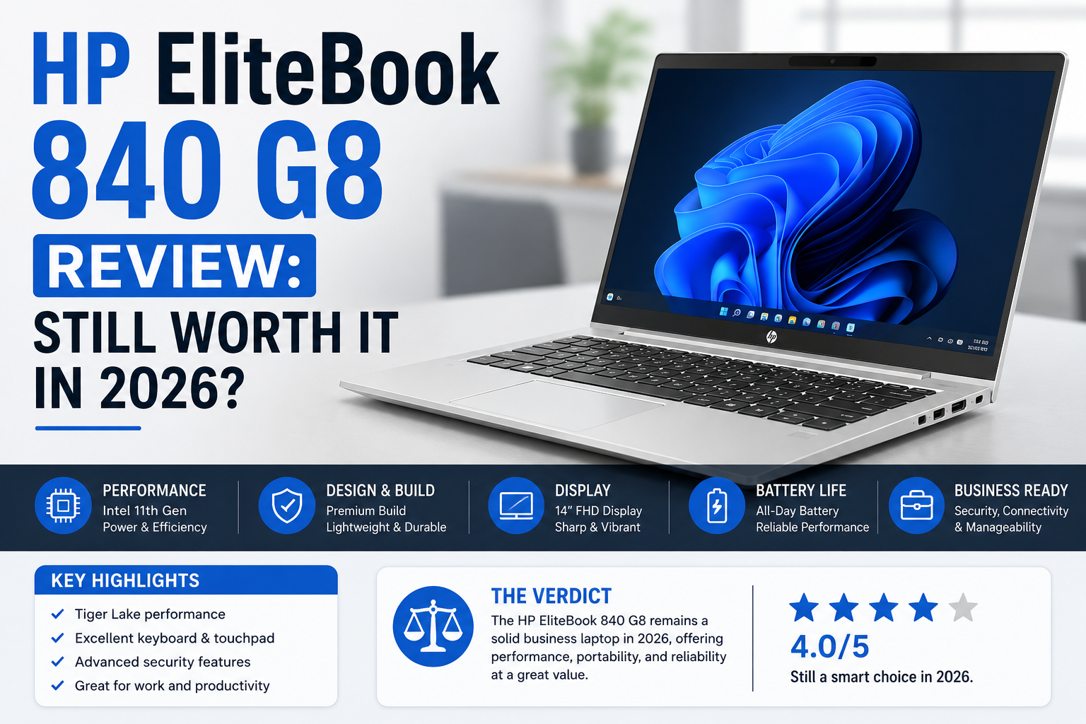 HP EliteBook 840 G8 Review: Still Worth It in 2026?