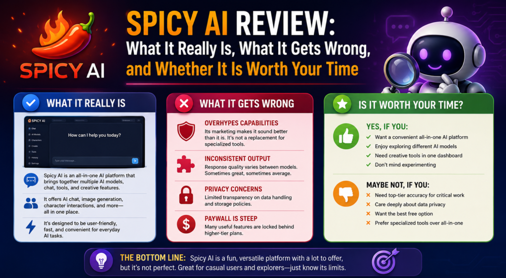 Spicy AI Review: What It Really Is, What It Gets Wrong, and Whether It Is Worth Your Time
