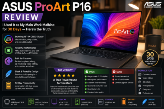 ASUS ProArt P16 Review: I Used It as My Main Work Machine for 30 Days — Here’s the Truth