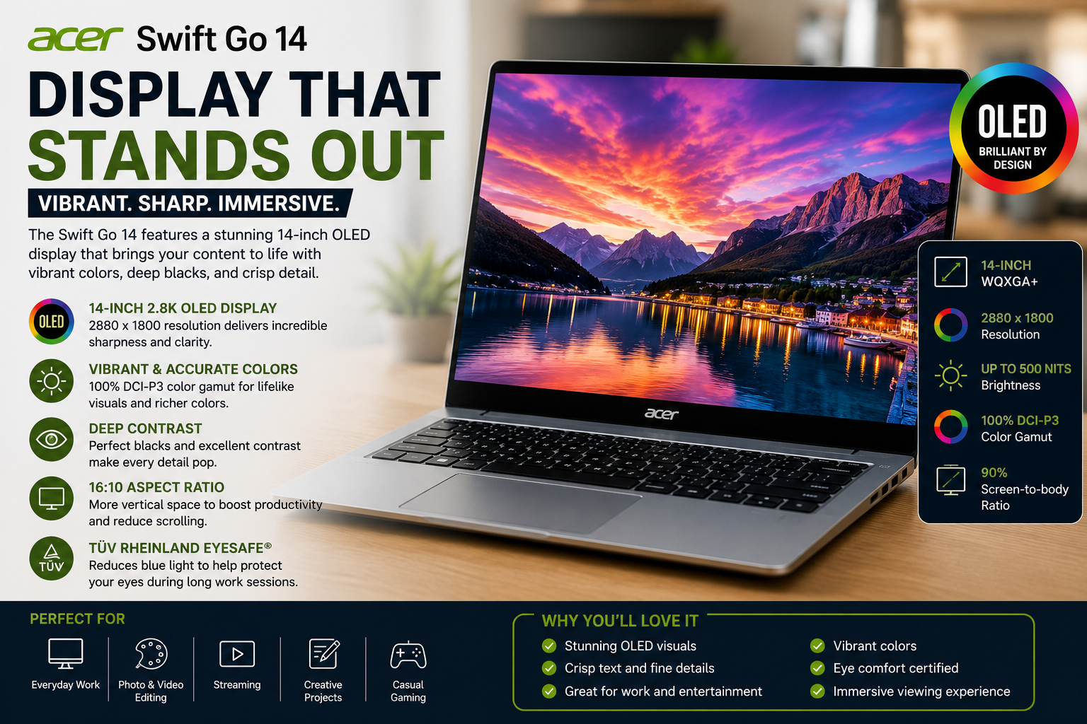 Acer Swift Go 14 Display