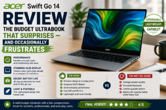 Acer Swift Go 14 Review: The Budget Ultrabook That Surprises — and Occasionally Frustrates