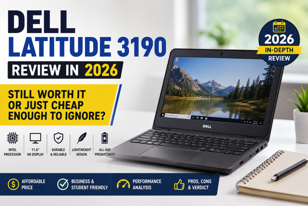 Dell Latitude 3190 Review in 2026: Still Worth It or Just Cheap Enough to Ignore?