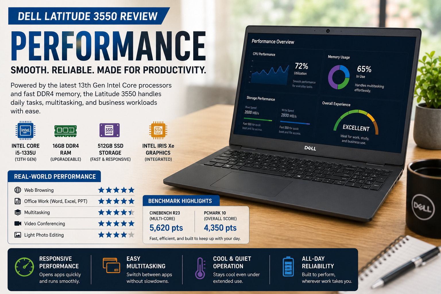 Dell Latitude 3550 Performance