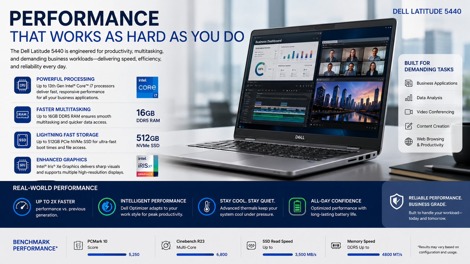 Dell Latitude 5440 built and design
