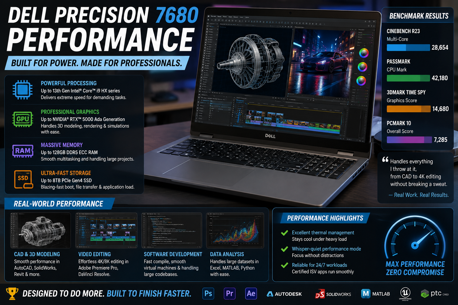 Dell Precision 7680 Performance