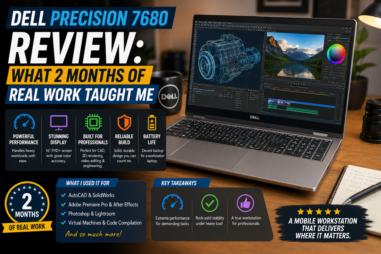 Dell Precision 7680 Review: What 2 Months of Real Work Taught Me