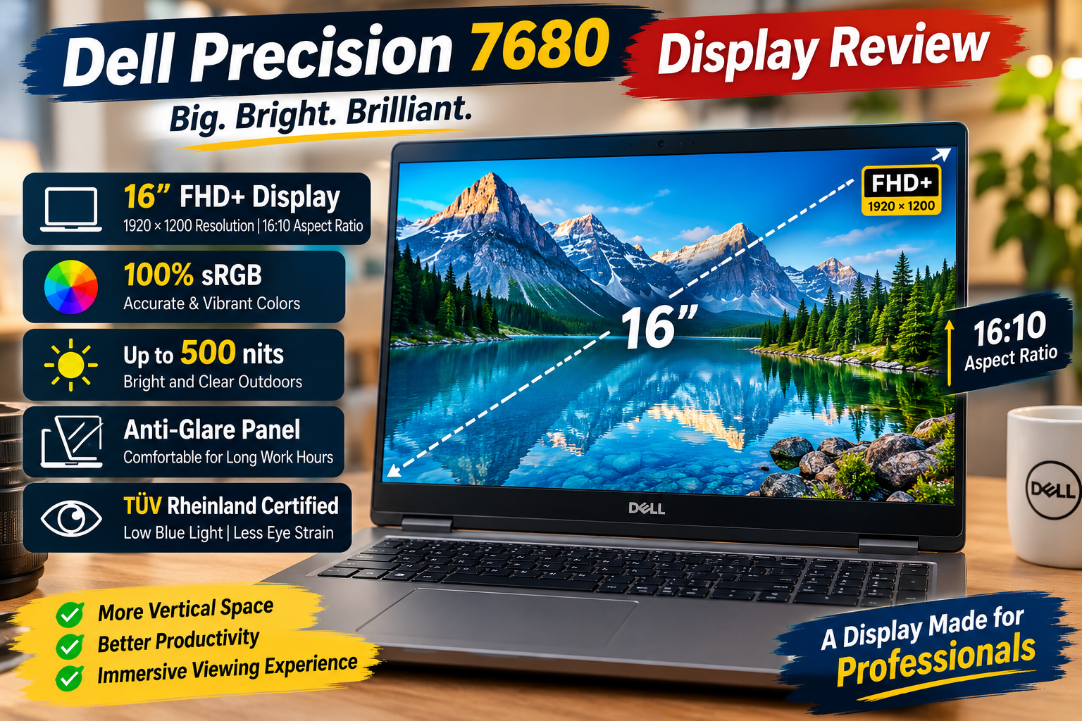 Dell Precision 7680 Display