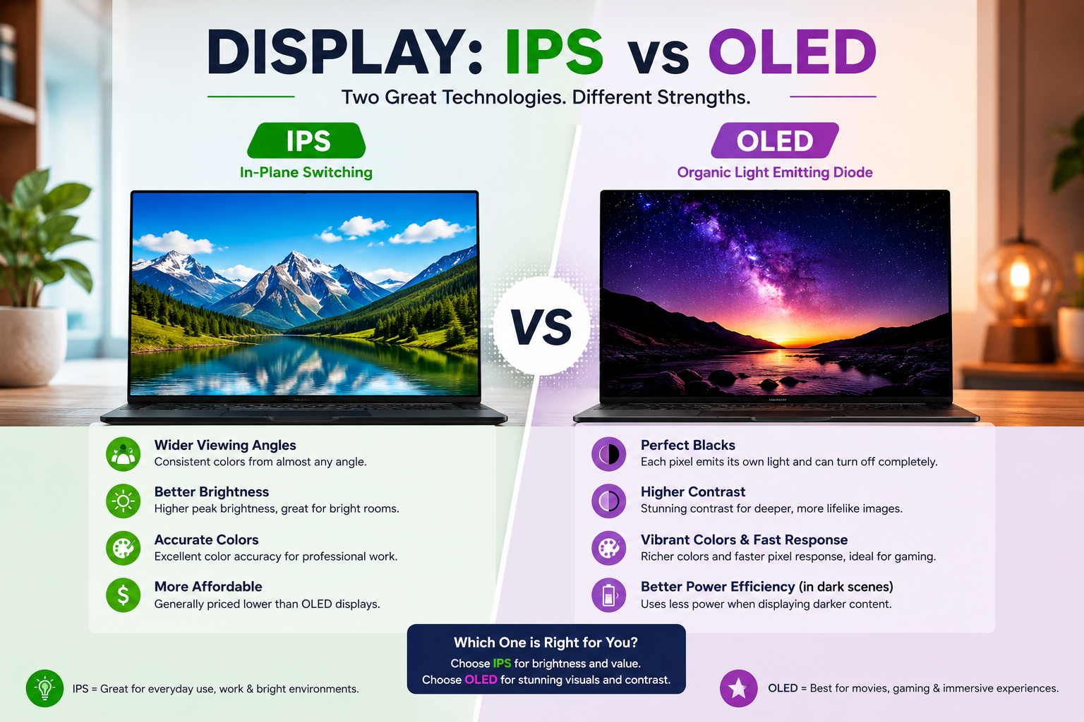 Display IPS vs OLED