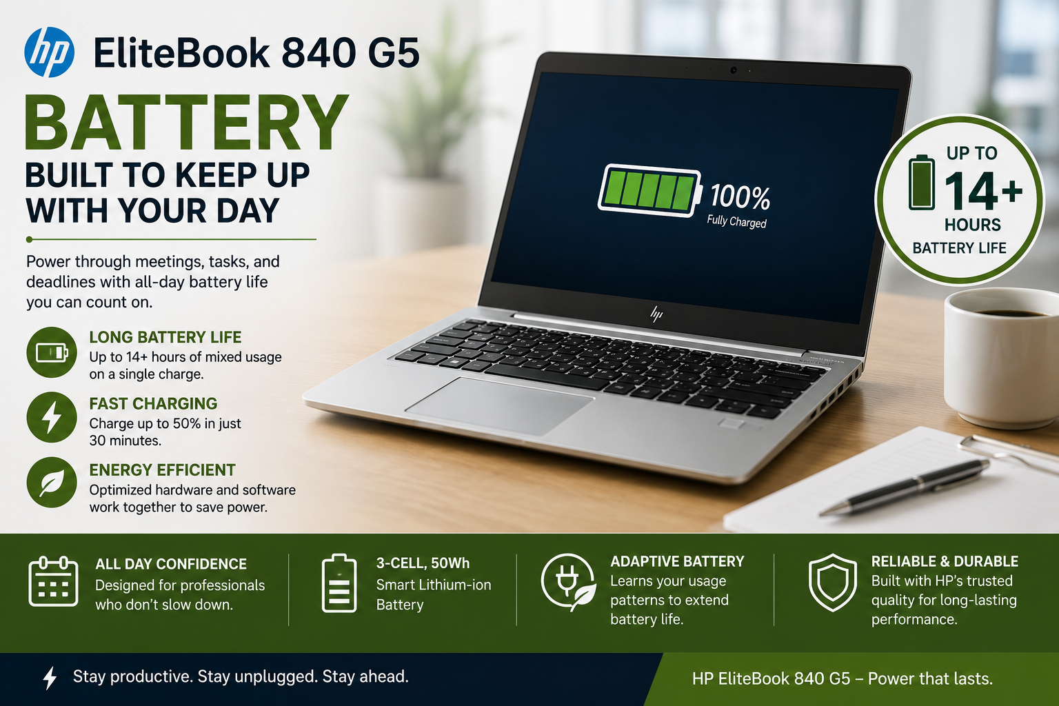 HP EliteBook 840 G5 Battery