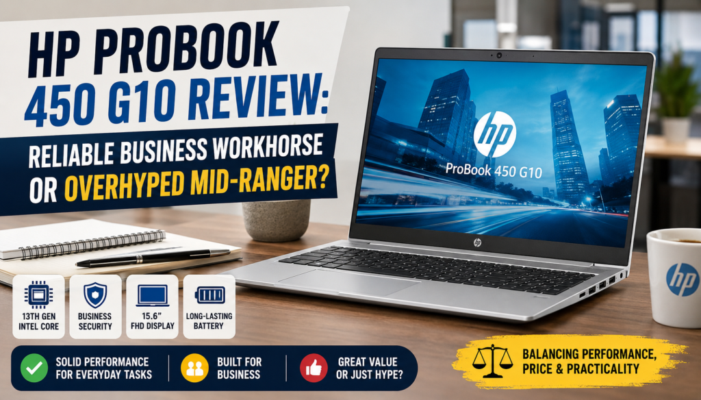 HP ProBook 450 G10 Review: Reliable Business Workhorse or Overhyped Mid-Ranger?