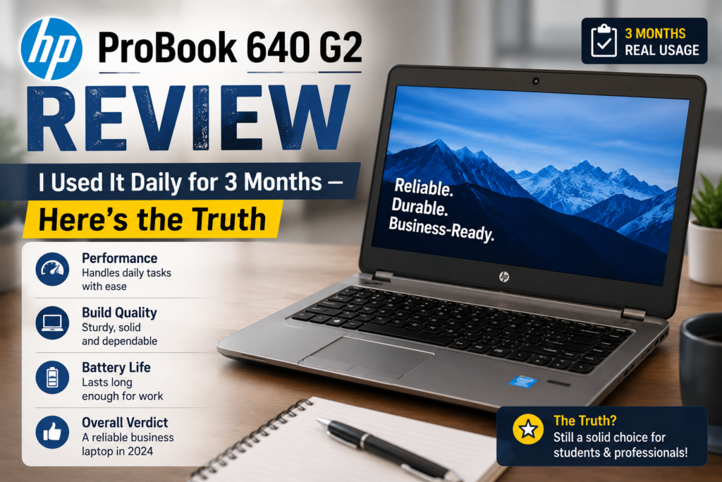 HP ProBook 640 G2 Review: I Used It Daily for 3 Months — Here’s the Truth