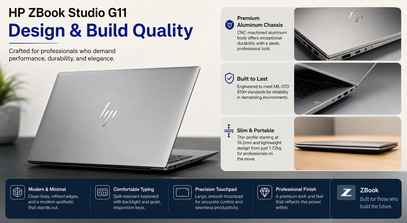 HP ZBook Studio G11 Design & Build Quality
