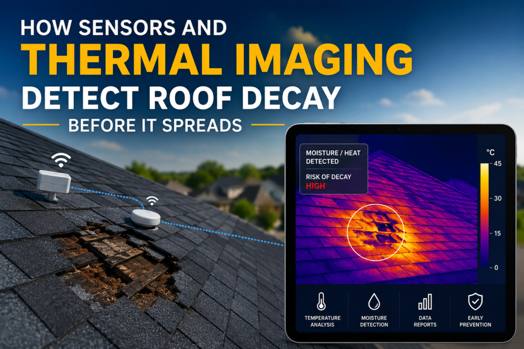 How Sensors and Thermal Imaging Detect Roof Decay Before It Spreads