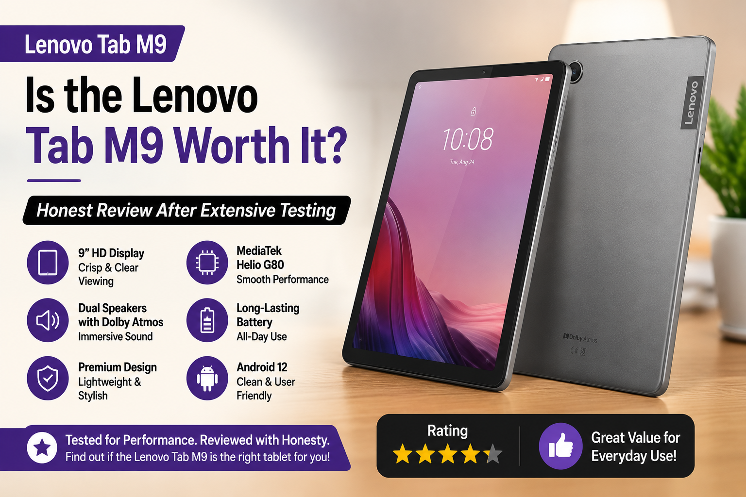 Is the Lenovo Tab M9 Worth It? Honest Review After Extensive Testing