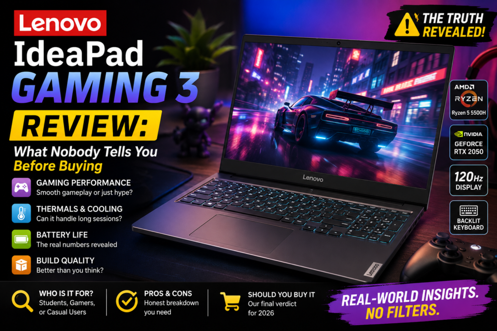 Lenovo IdeaPad Gaming 3 Review: What Nobody Tells You Before Buying 