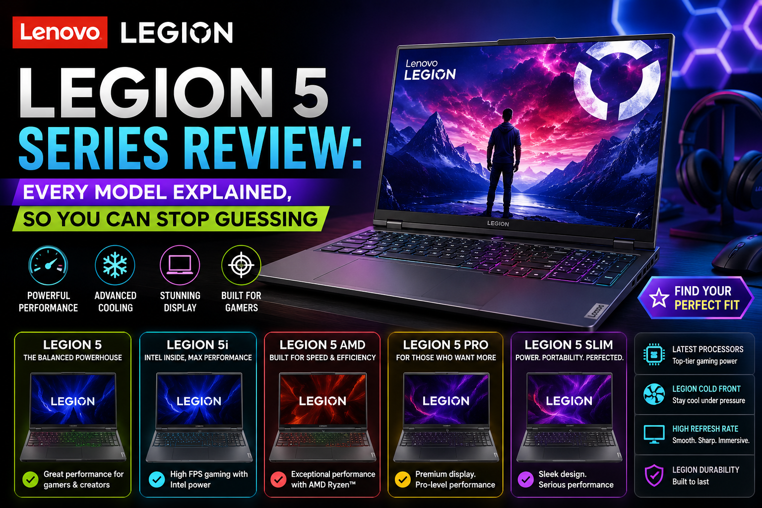 Lenovo Legion 5 Series Review: Every Model Explained, So You Can Stop Guessing
