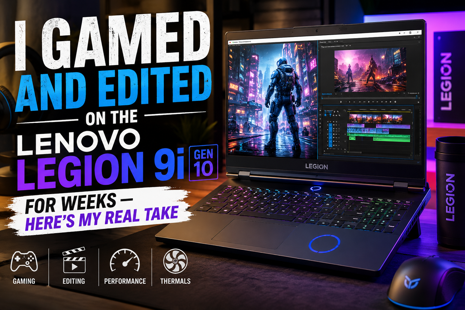 I Gamed and Edited on the Lenovo Legion 9i Gen 10 for Weeks — Here’s My Real Take