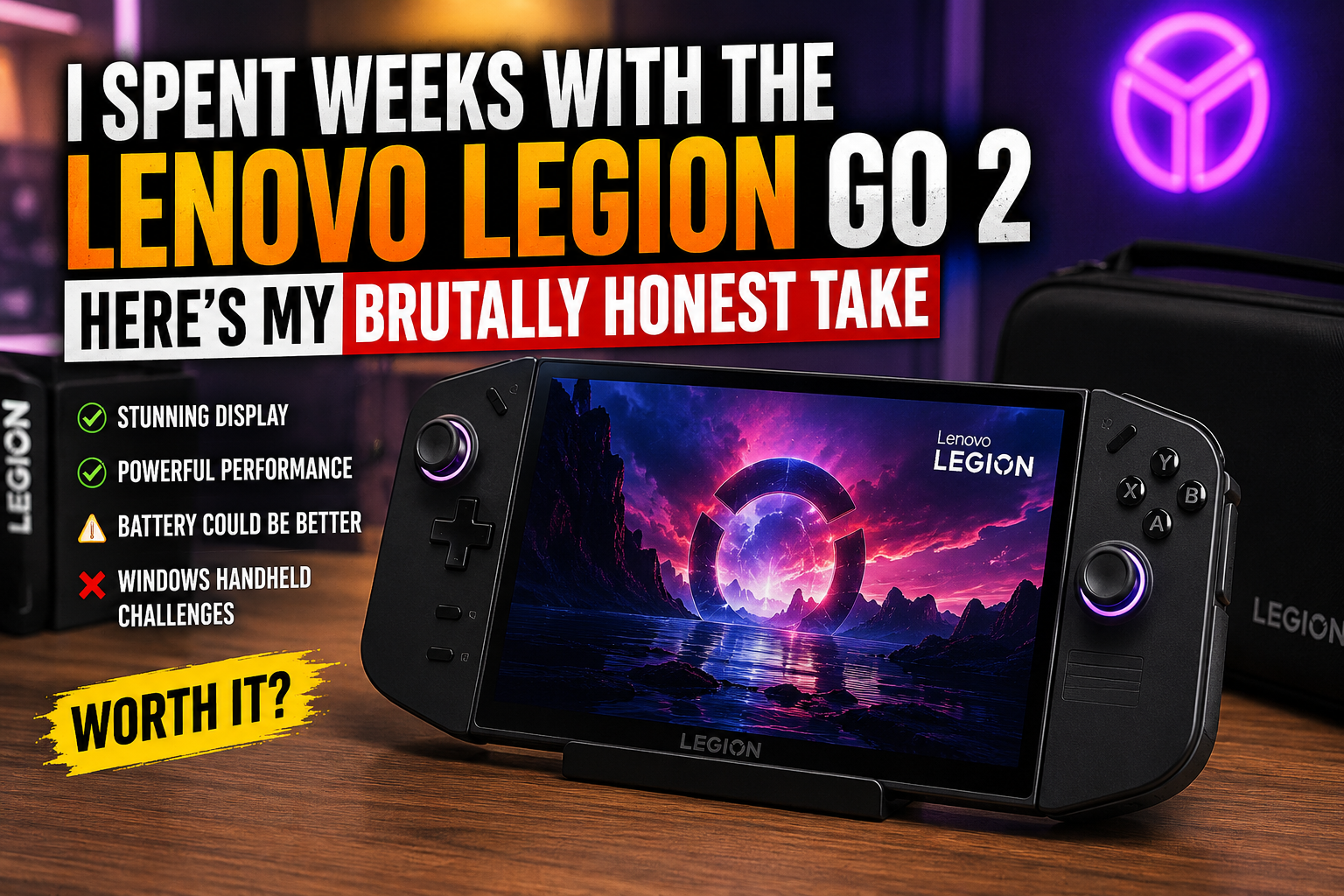 I Spent Weeks With the Lenovo Legion Go 2 — Here’s My Brutally Honest Take