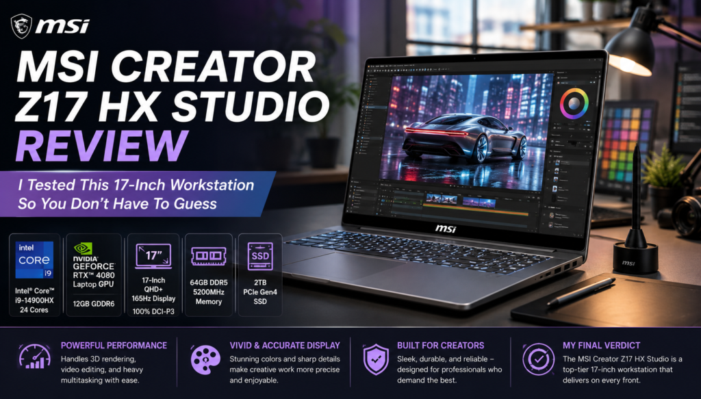 MSI Creator Z17 HX Studio Review: I Tested This 17-Inch Workstation So You Don’t Have To Guess