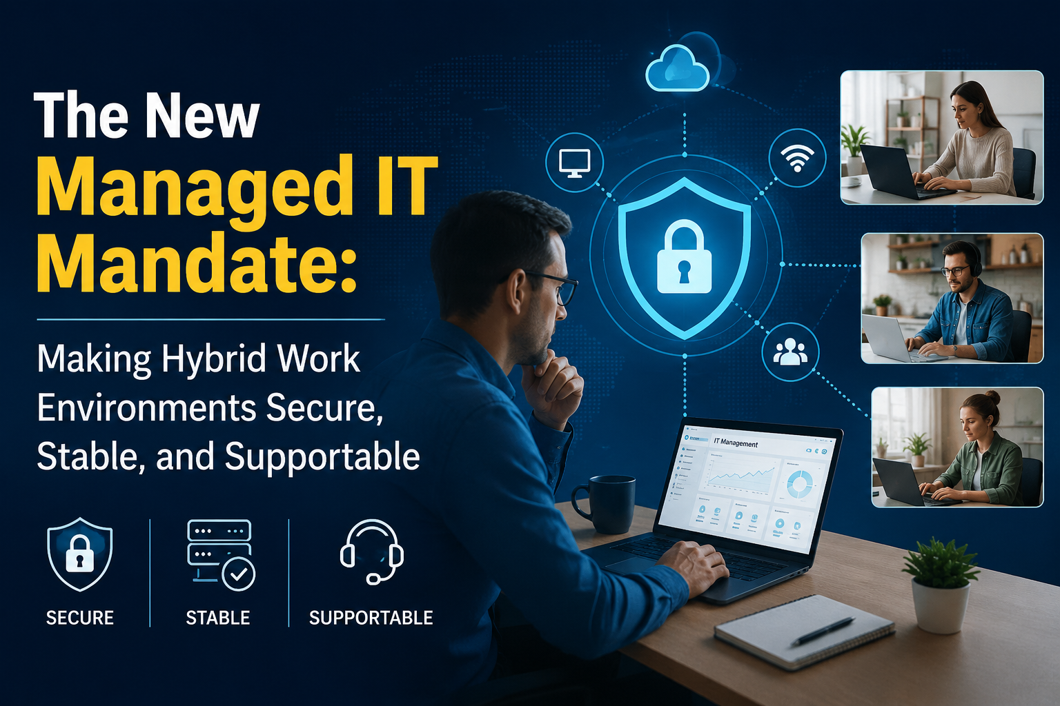 The New Managed IT Mandate: Making Hybrid Work Environments Secure, Stable, and Supportable