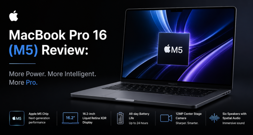 Apple MacBook Pro 16 (M5) Review: A Pro Laptop Made for Power, Creativity, and Daily Productivity