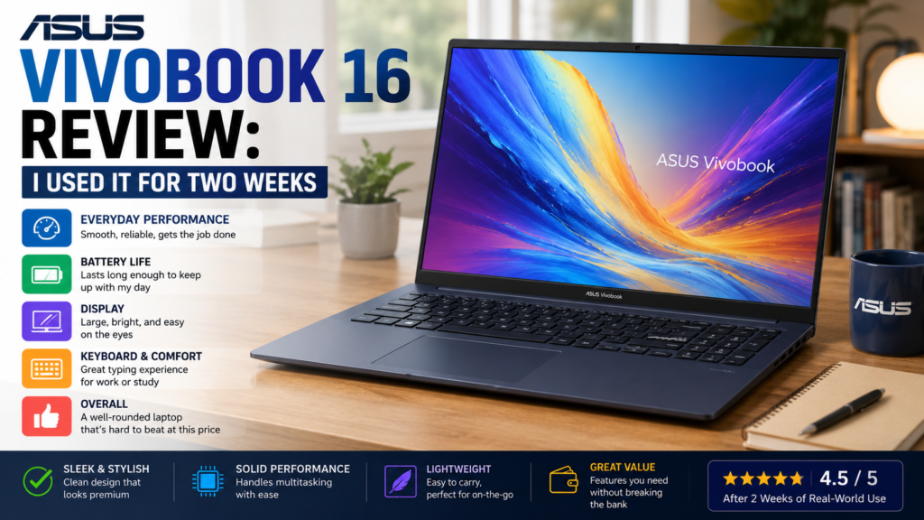 Asus VivoBook 16 Review: I Used It For Two Weeks
