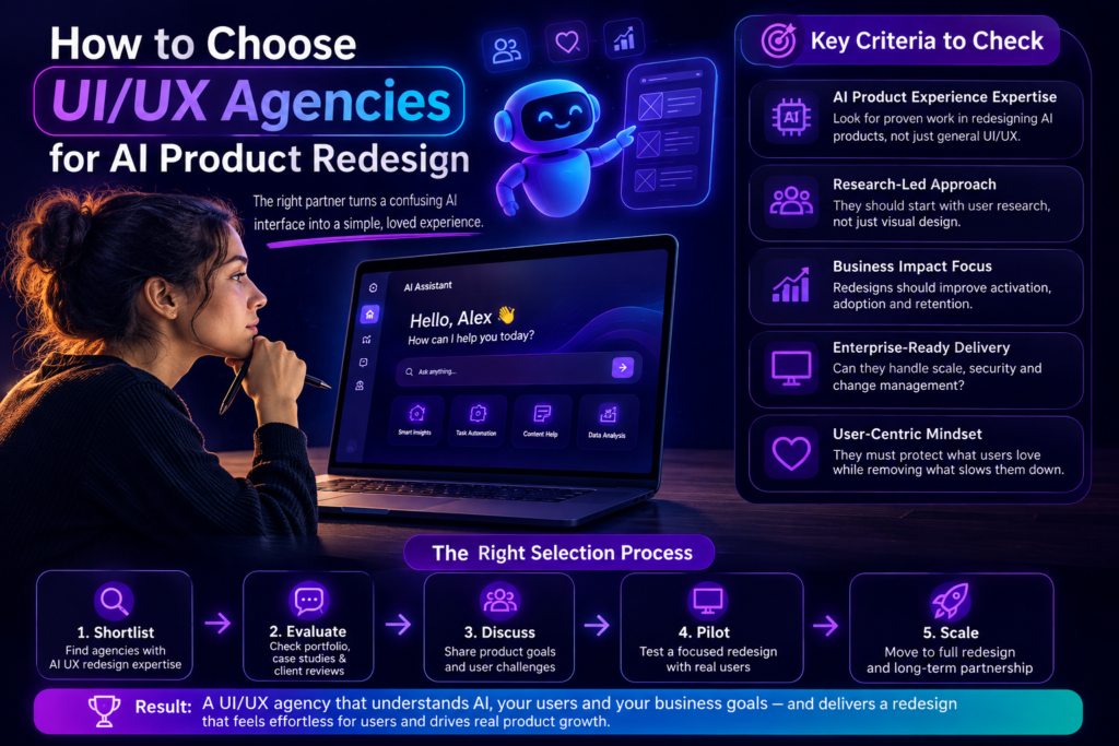 Best UI/UX Agencies for AI Product Redesign in 2026