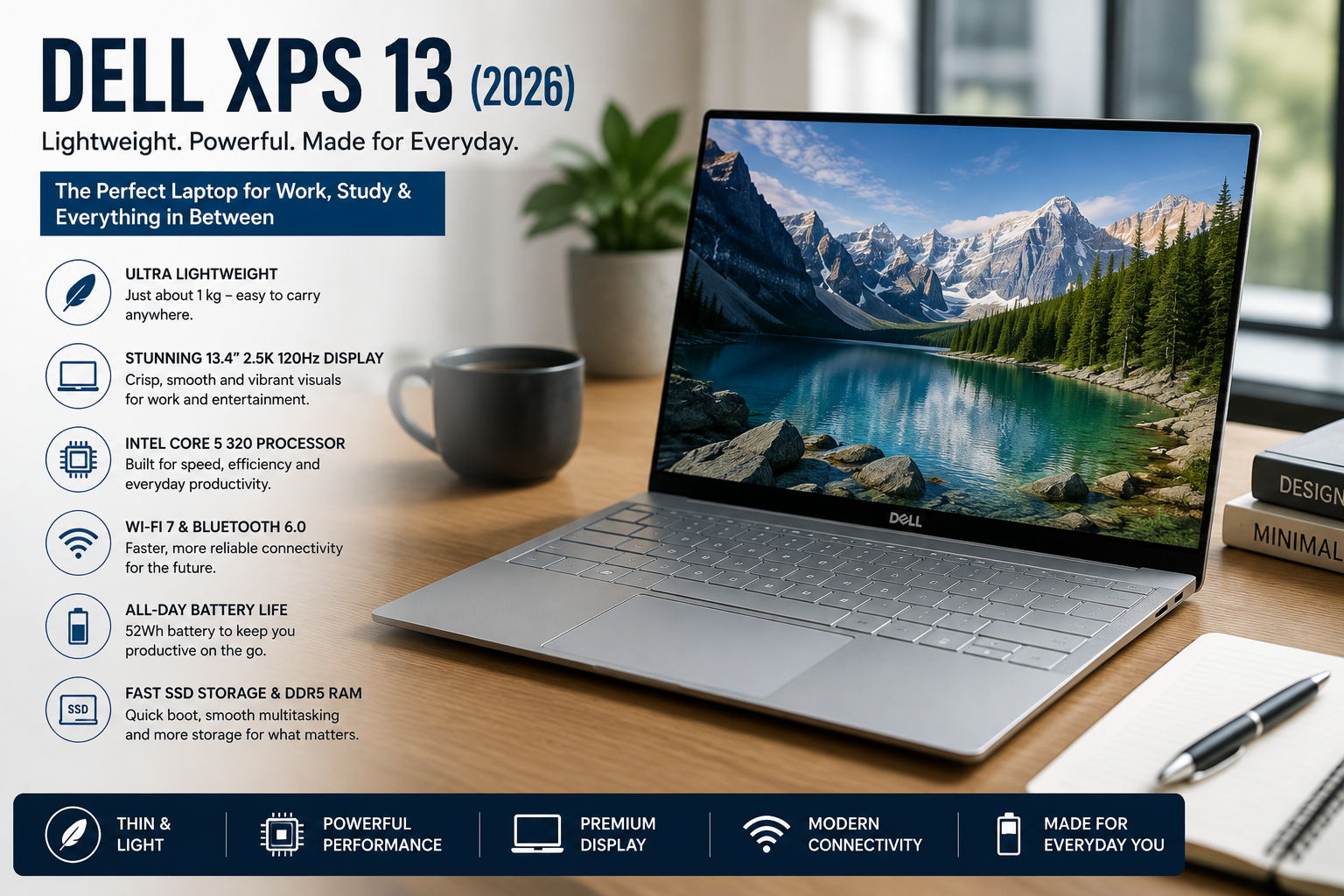 Dell XPS 13 (2026) DX13260: A Premium Ultraportable That Brings Style