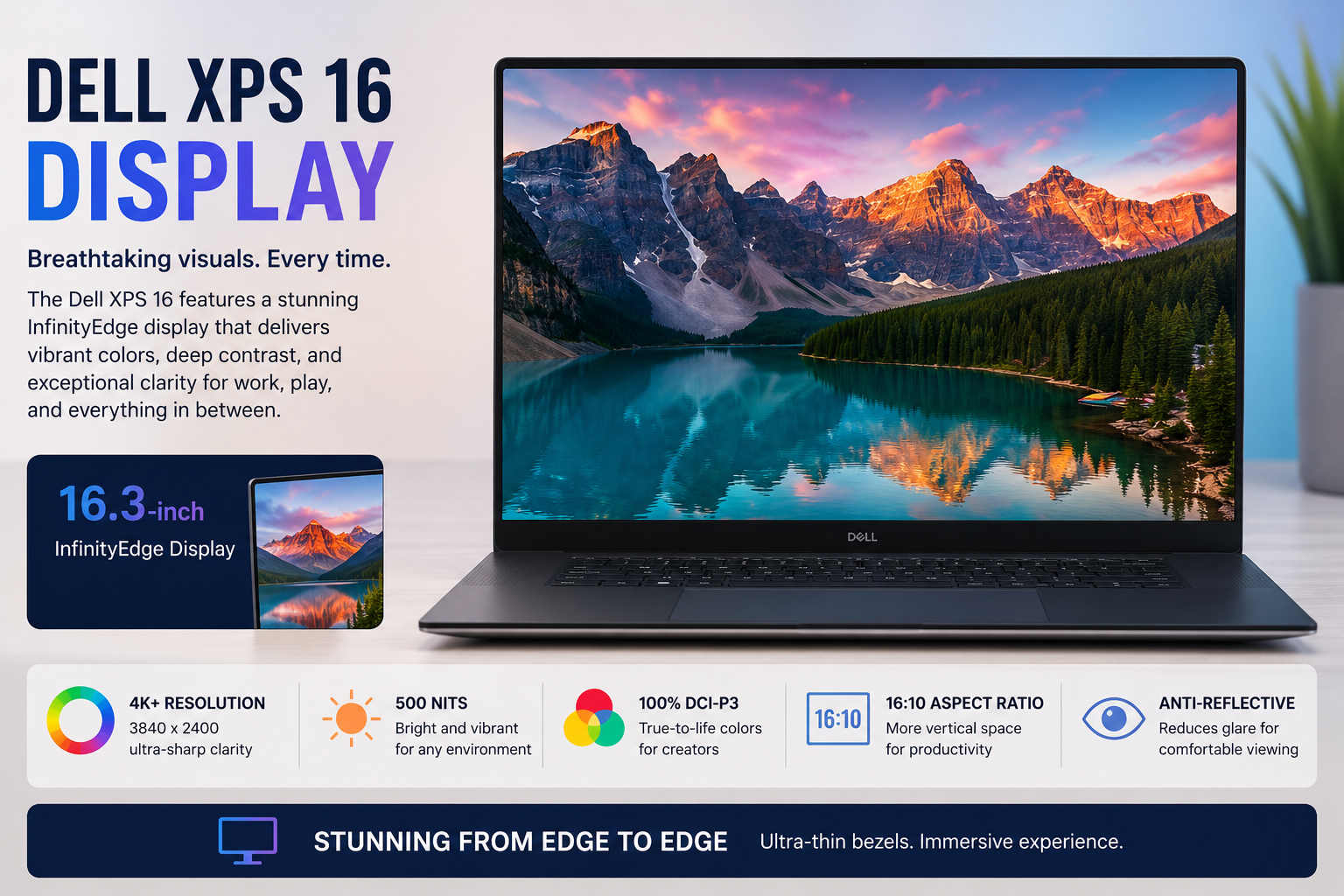 Dell XPS 16 Display