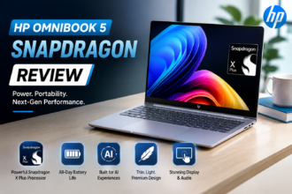 HP OmniBook 5 Snapdragon Review: A Lightweight Laptop for Long Battery Life