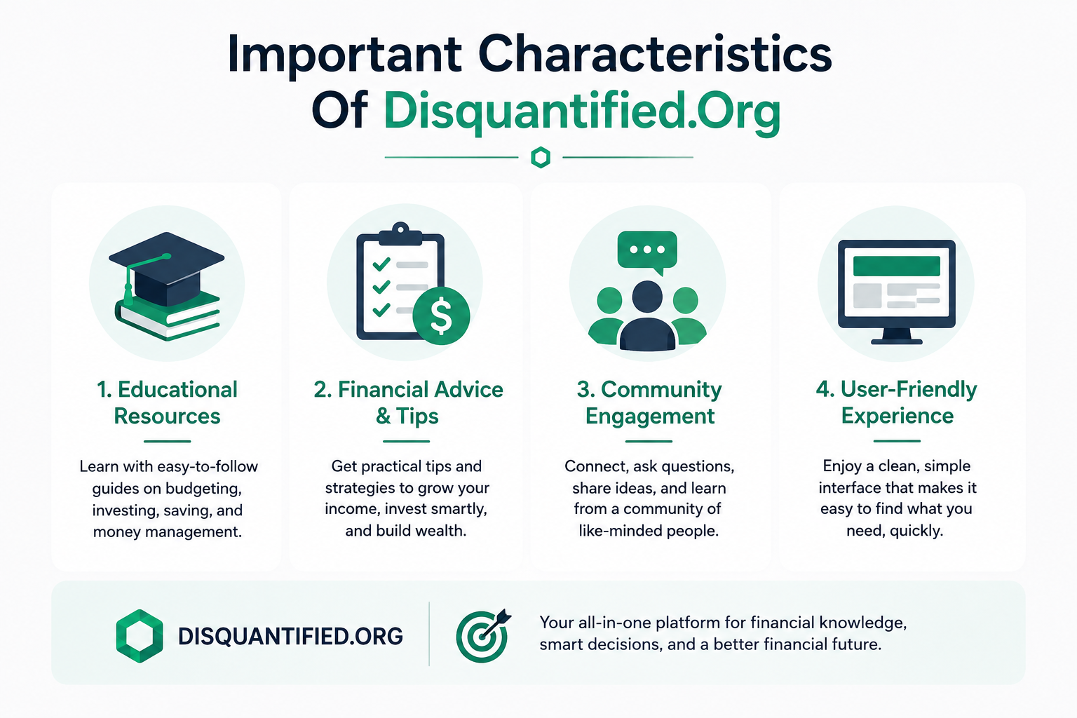 Important Characteristics of Disquantified.org