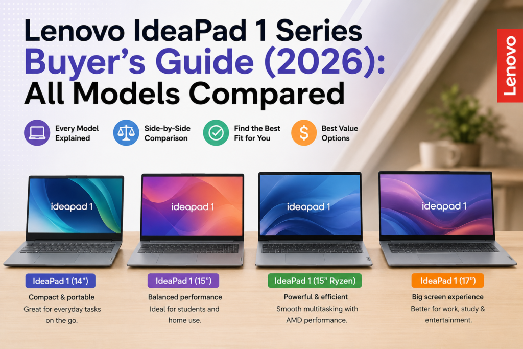 Lenovo IdeaPad 1 Series Buyer’s Guide (2026): All Models Compared