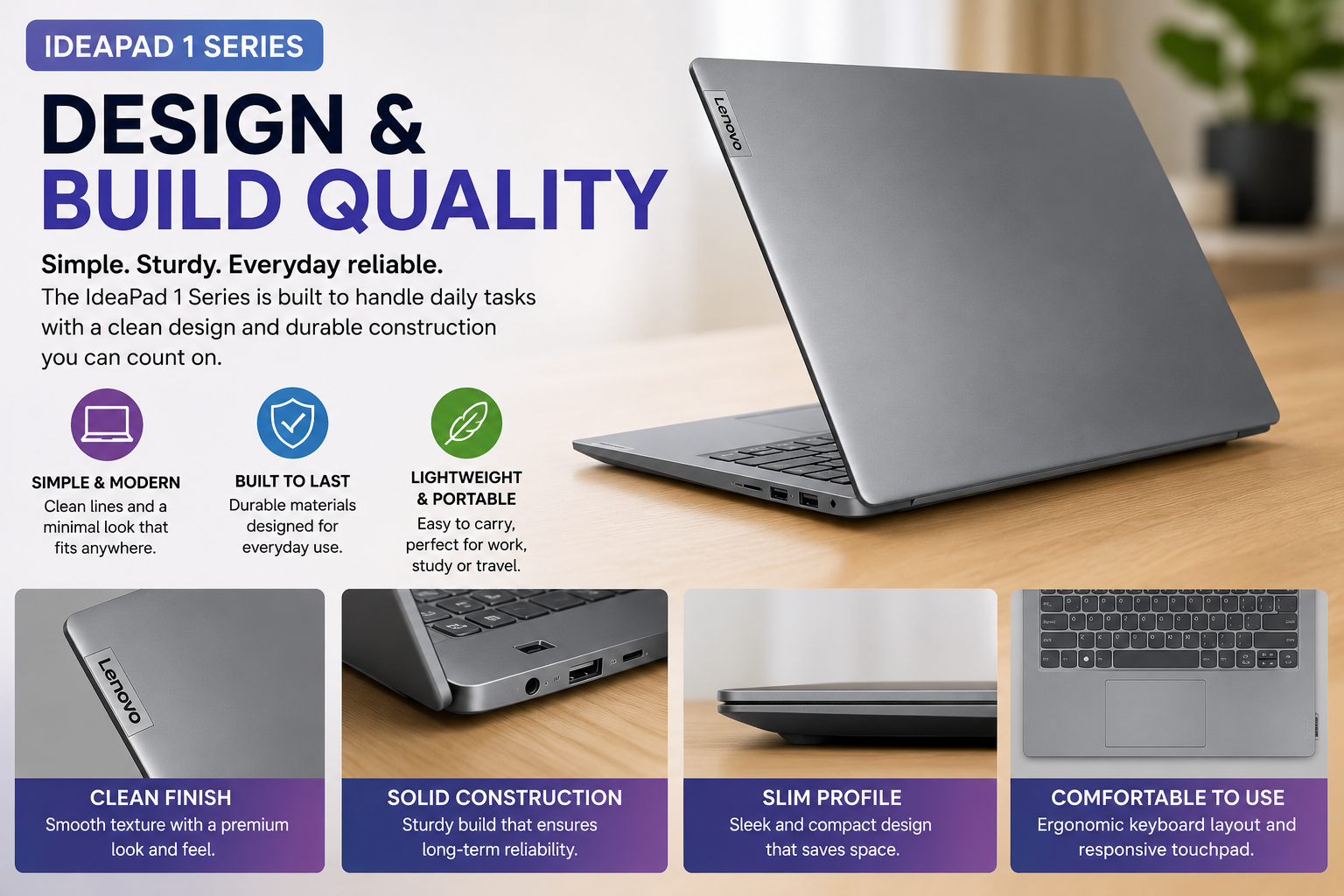 Lenovo IdeaPad 1 Series Design & Build Quality