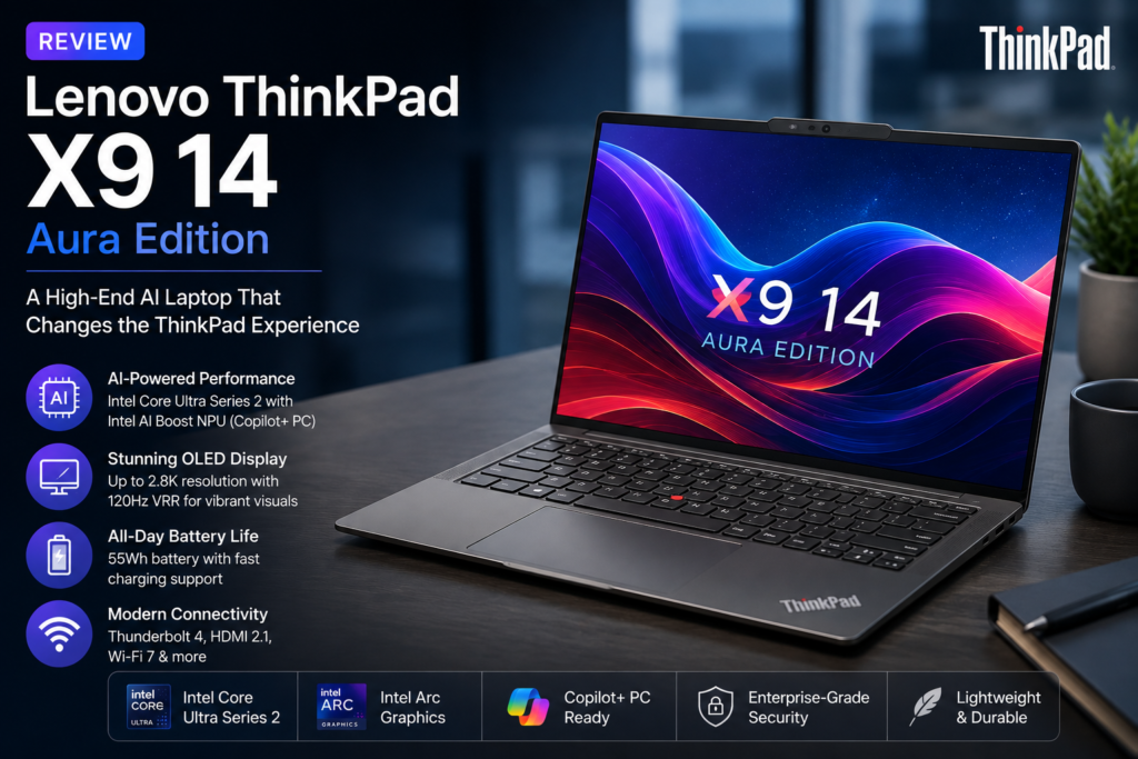 I Tested the Lenovo ThinkPad X9 14 Aura Edition — Here’s What Surprised Me