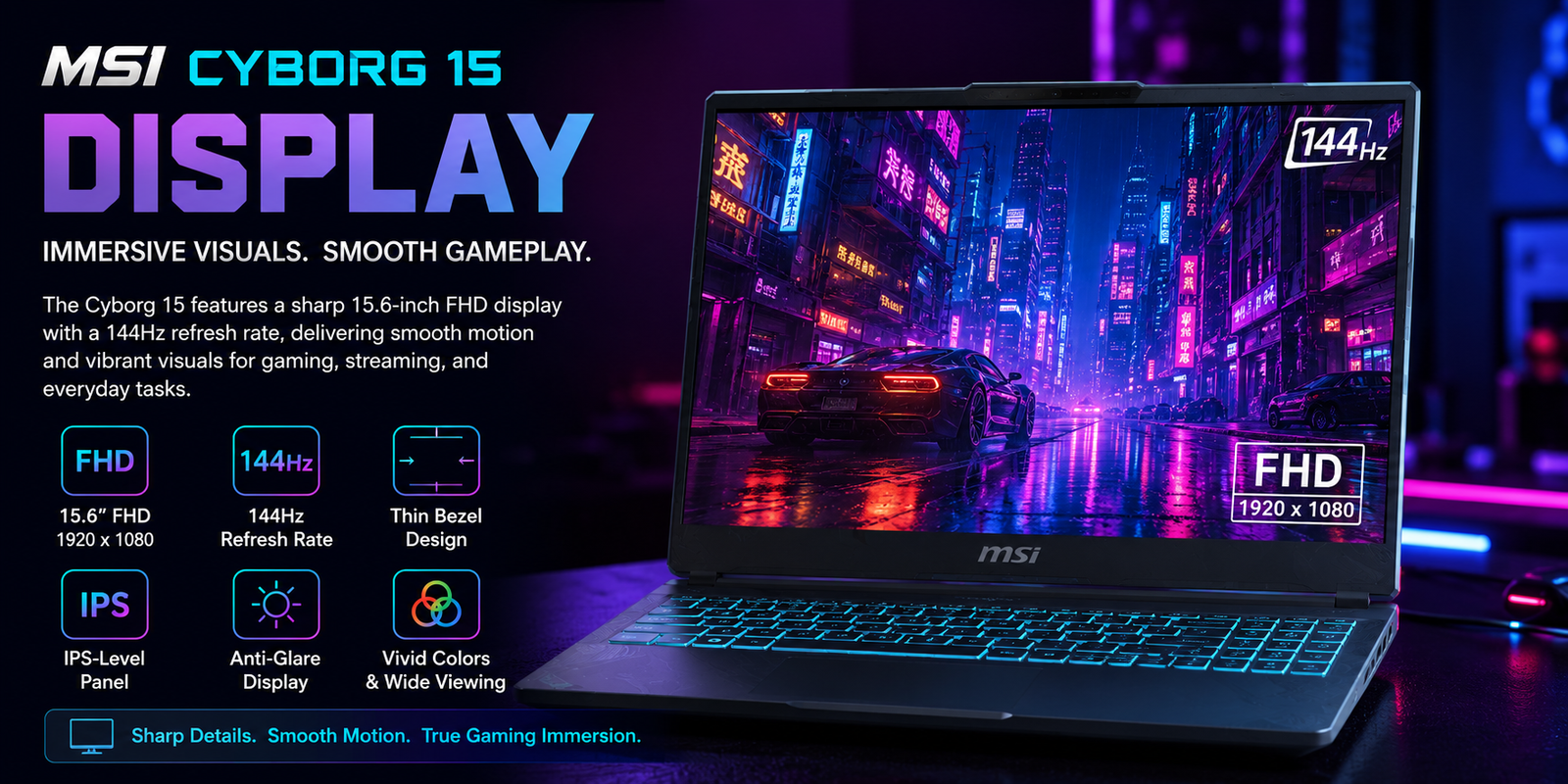 MSI Cyborg 15 Display