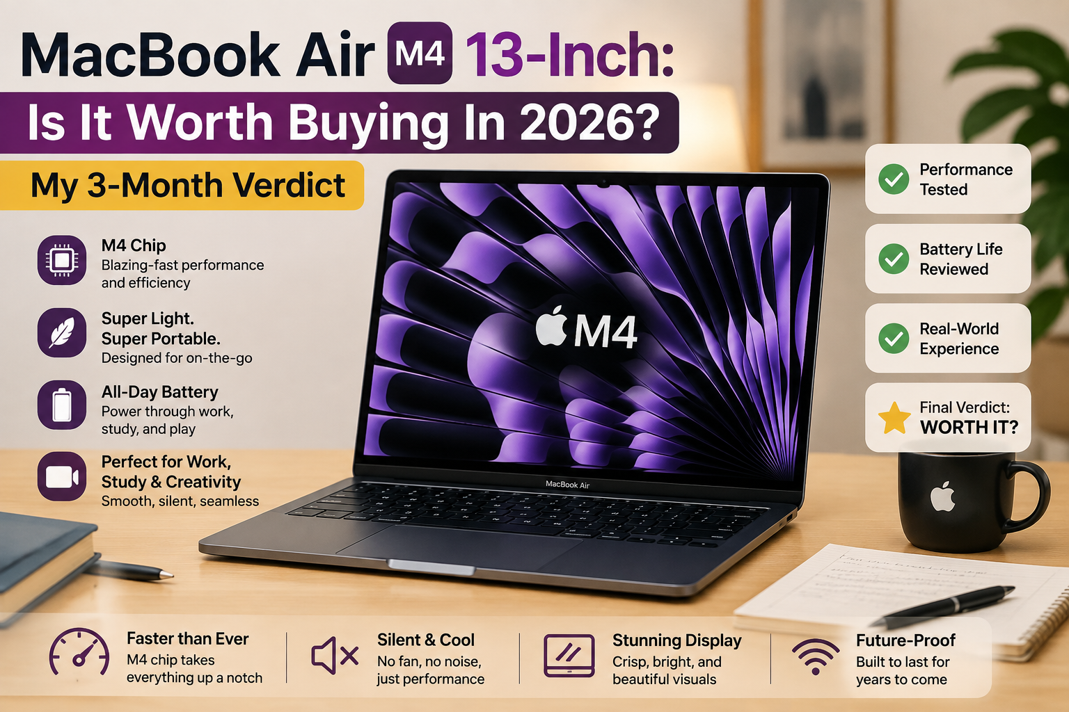 MacBook Air M4 13-Inch: Is It Worth Buying In 2026? My 3-Month Verdict 