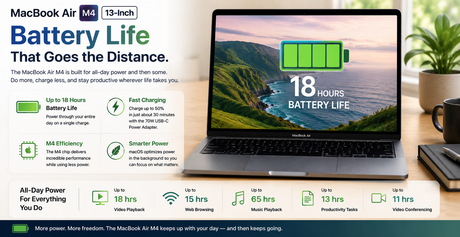MacBook Air M4 Battery life