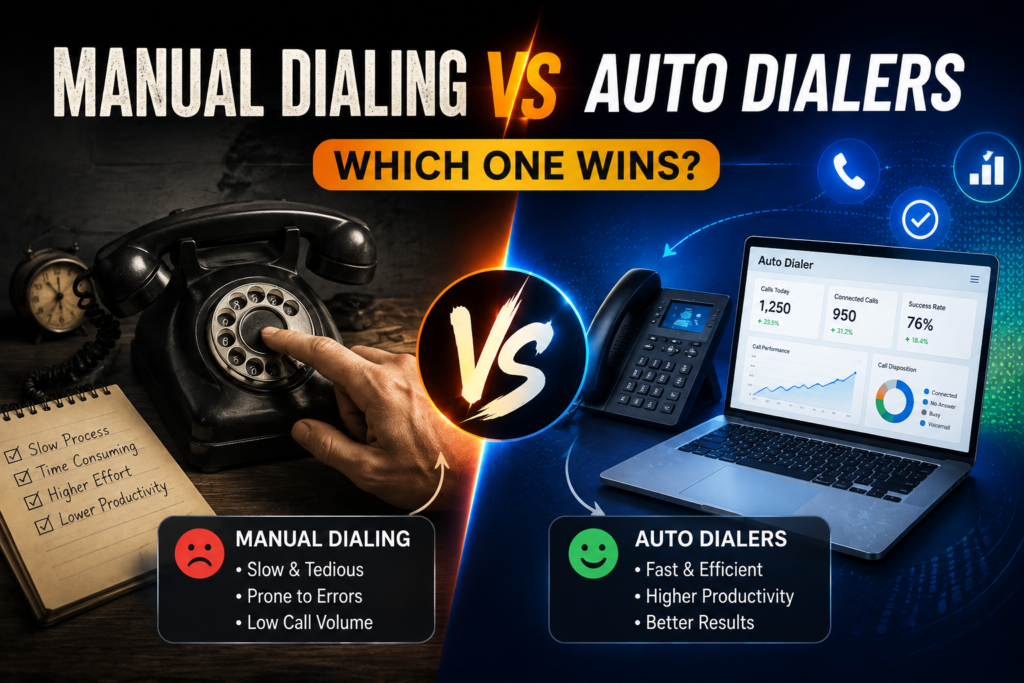 Manual Dialing vs Auto Dialers: Which One Wins?