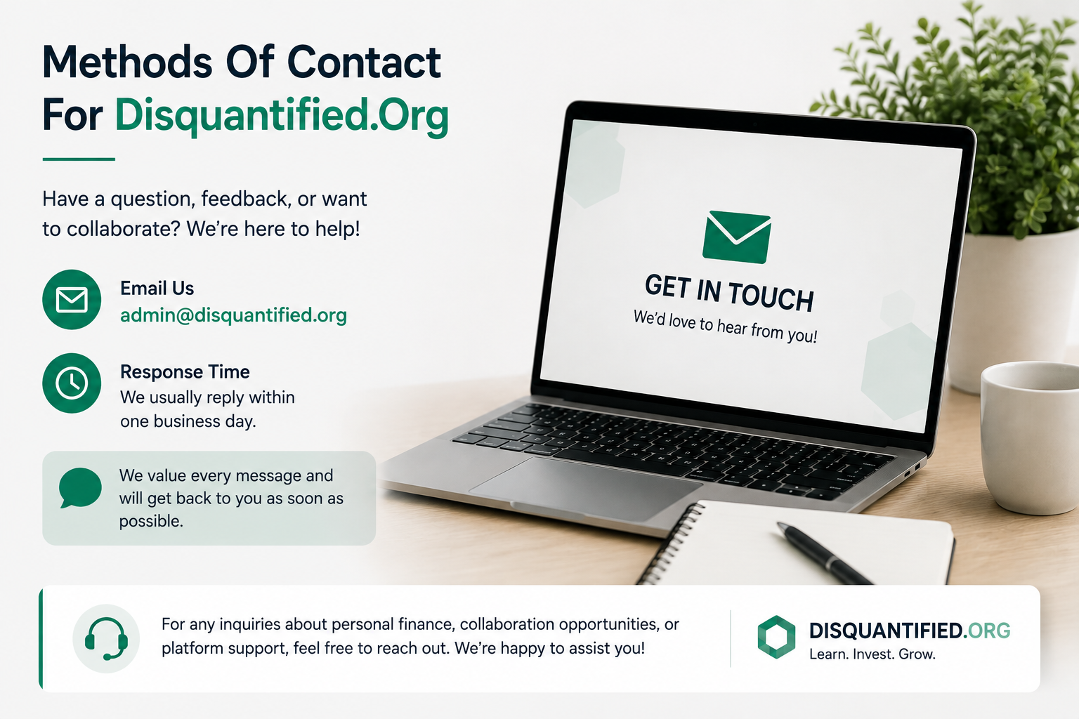 Modern Contact Methods Banner