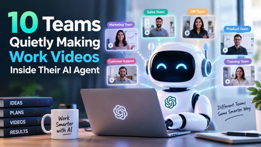 10 Teams Quietly Making Work Videos Inside Their AI Agent