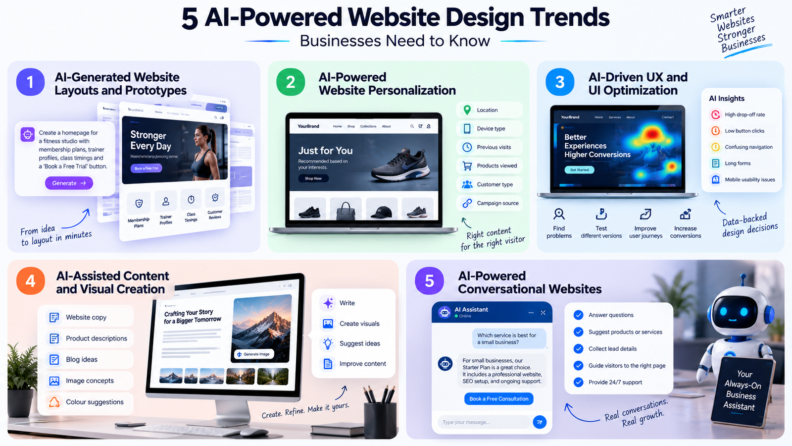5 AI-Powered Web Design Trends